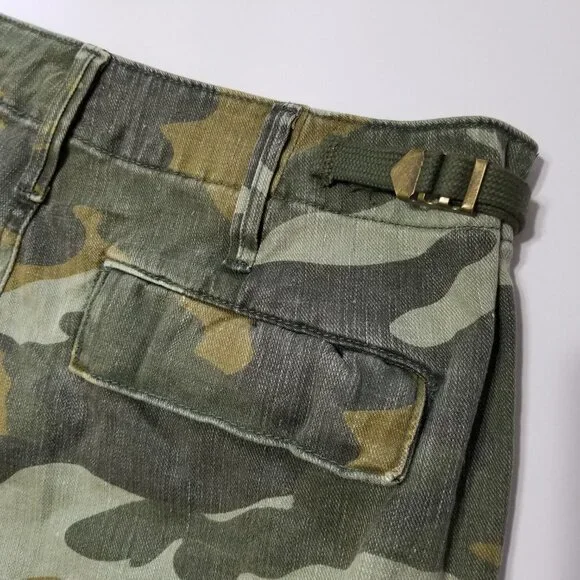 NWT Mother The Sir Yes Sir Camo Cargo Pants in Finding Strength Size 25, 26 $295
